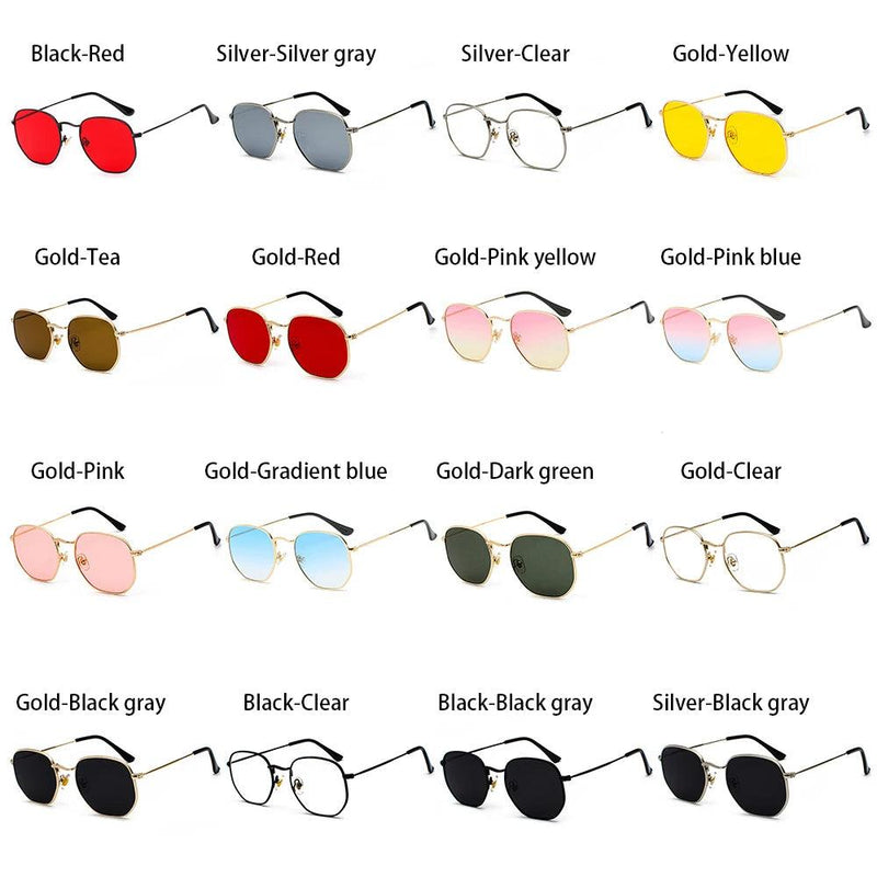 Óculos De Sol POLIGONAL - Proteção UV400 - Preço Baixo É Aqui