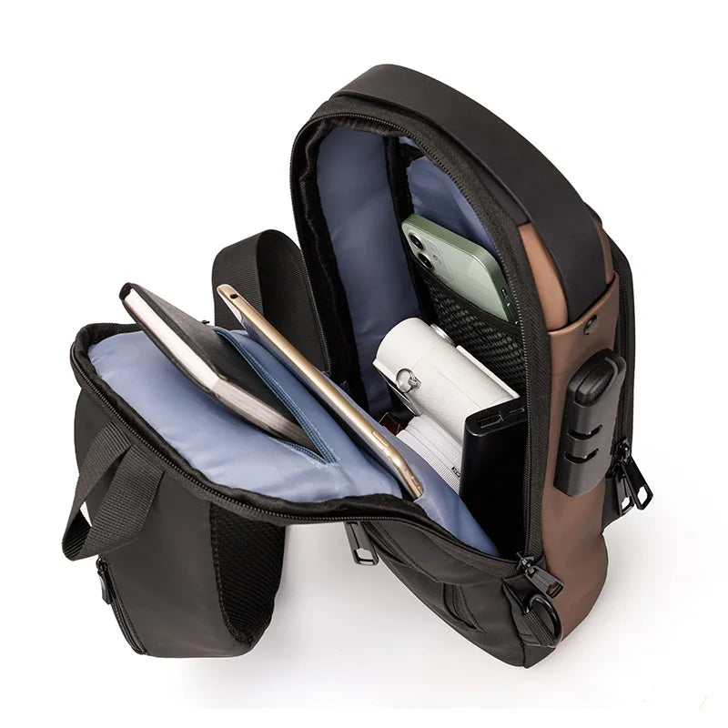 Bolsa Slim Bag™ - Mochila Anti-Furto com Senha USB - Preço Baixo É Aqui